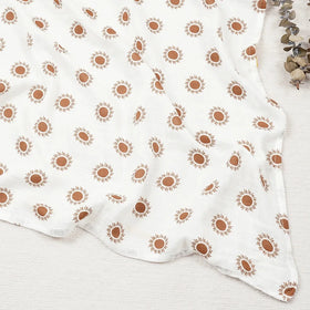 Kangobaby 100% Cotton High Quality Muslin Eco-Friendly Printed Swaddle Design Soft Touch 600TC Thread Count All-Season Blanket