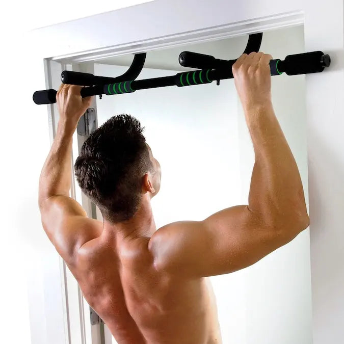 Chaoran CR8121 Factory-Sold 2kg 25x1.2cm Steel Pipe Sports Doors Horizontal Bars Home Use Wall Mounted Gym Chin Pull-ups Black
