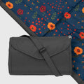 Factory Polyester Fordable Portable Sand Proof Blanket Waterproof Outdoor Machine Washable Picnic Blanket Mat