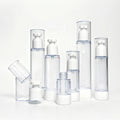 Customizable 15/30/50/80/100/120ml AS/PP Plastic Vacuum Lotion/Spray Bottle Pump for Skin Care Serum Luxury/Cosmetics Packaging