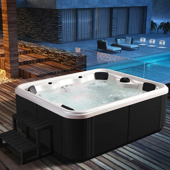 Hot Tubs and Outdoor Spa Bathtubs Luxury Acrylic Hydro Massage for Sale Cheap 6 Person Plug and Play Balboa Hottub