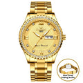 FNGEEN S888 Fashion Men's Wristwatch Top Clock Luxury Quartz Watch Men Wrist Full Steel Diamond Waterproof Clock Montre Homme