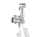 Modern Brass Wall-Mounted Handheld Toilet Bidet Sprayer Set with Easy Installation for Bathroom Home Apartment Use