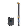 Hot Sale Low Voltage DC24V 1.5inch Solar Stainless Steel Multistage Copper Cable Submersible Deep Well Water Pump for Family