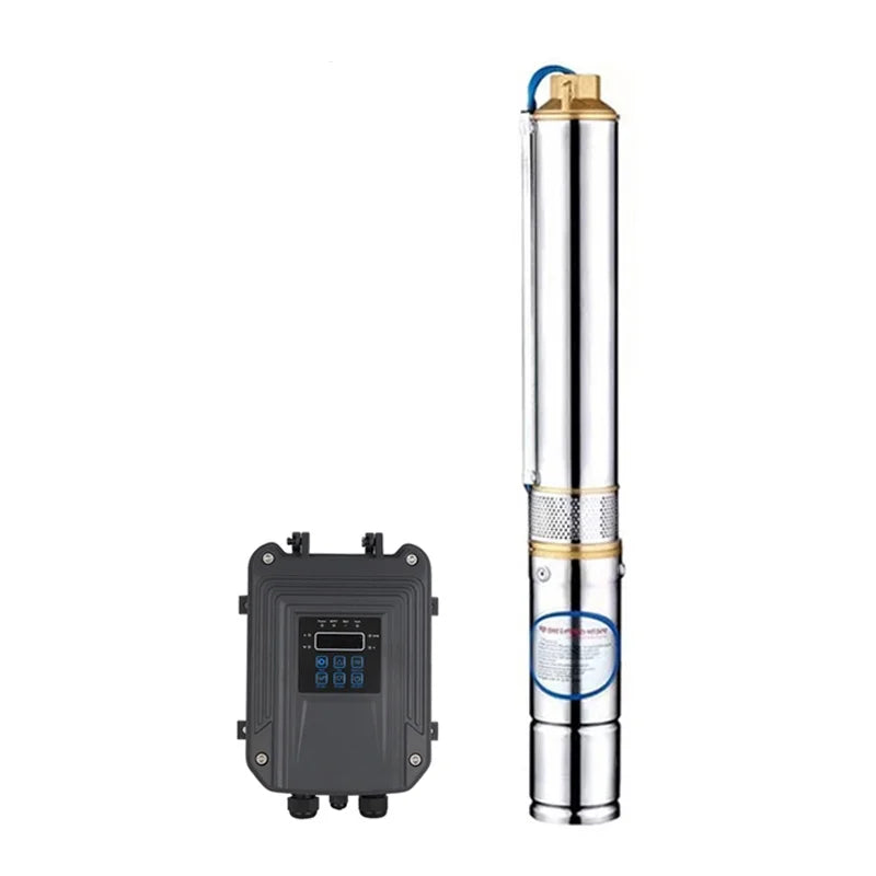 Hot Sale Low Voltage DC24V 1.5inch Solar Stainless Steel Multistage Copper Cable Submersible Deep Well Water Pump for Family