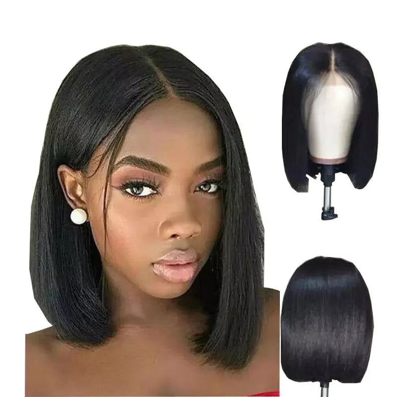Top Selling Short bob Wig Lace Front Mink Brazilian Human Hair Vendor Wholesale Real 100 Virgin Human Hair Wigs for Black Women