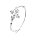 Original Design Multi-layer Ring Zircon Mosaic Cuff Silver Finger Ring for Women
