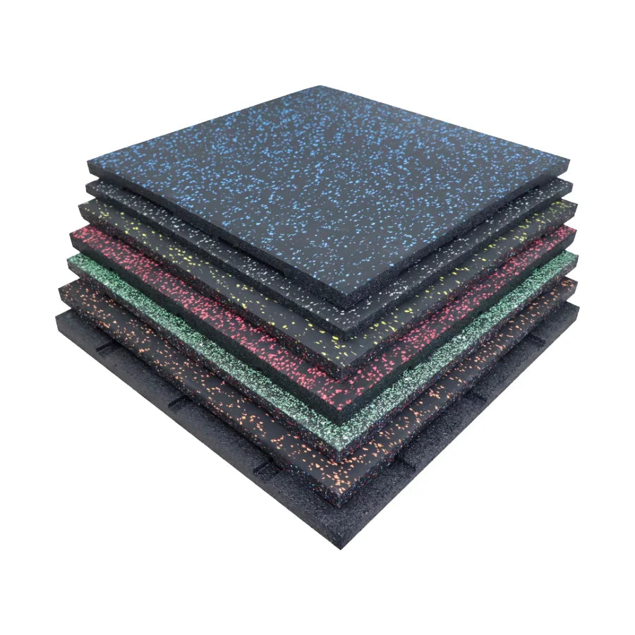 Wholesale Rubber Gym Mat 15mm Rubber Tiles 20mm Most Popular Thickness Rubber Floor Mat for Heavy Duty Fitness Area