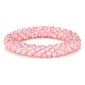 Wholesale Fashion Handmade Solid Color Glass Beads Jewelry Crystal Bracelet
