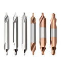 Custom Nisun Tools Center Drill Bit Cemented Carbide HRC70 2 Flutes Solid/Internal Cooling CNC Compatible Metal Drilling DC