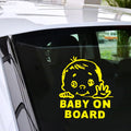 Cute Baby on Board Car Vinyl Sticker Window Bumper Auto Truck Door Decal Vinyl Sticker Gift Die Cut Decals Latop Window Glass