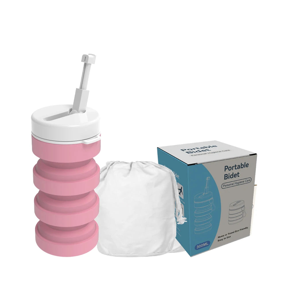 300ml Mini Handheld Bidet for Personal Hygiene Care Bottom Wiper Portable Travel Bidet Bottle Bidet Sprayer