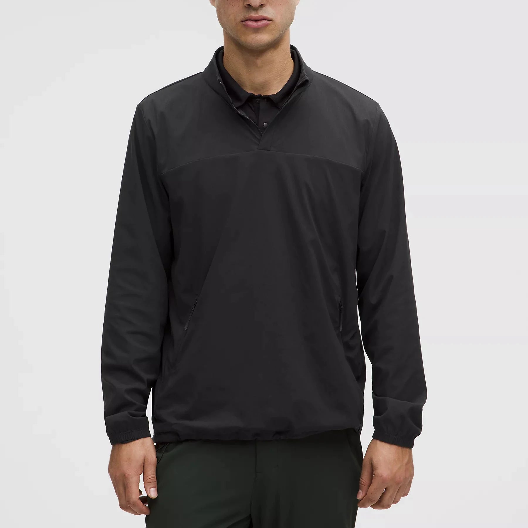 High Quality Men's Lightweight Windproof Golf Pullover Quarter Zip Sweatshirts