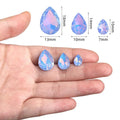 Wholesale Rhinestones Non Hotfix Strass Teardrop Crystal Stones Flat Back Nails Glass Rhinestones for Nail Decoration