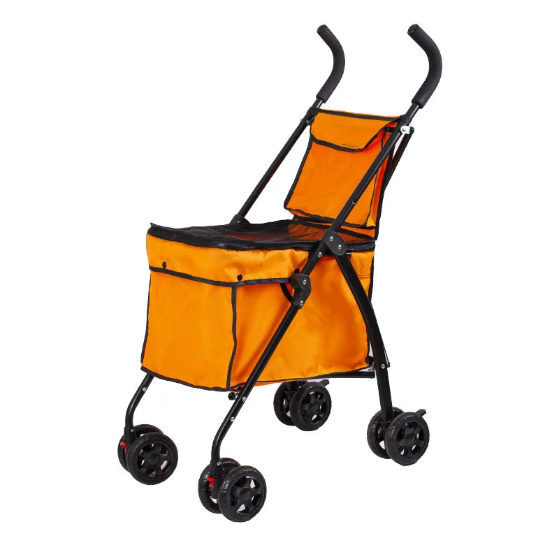 Wholesale Portable Four Wheel Foldable Supermarket Trolley Multipurpose Folding Grocery Shopping Cart