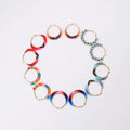 Wholesale 18K Gold Plated Charms Miyuki Seed Beaded Hoop Earrings  Brass Pearl Glass Women Fashion Jewelry for Parties
