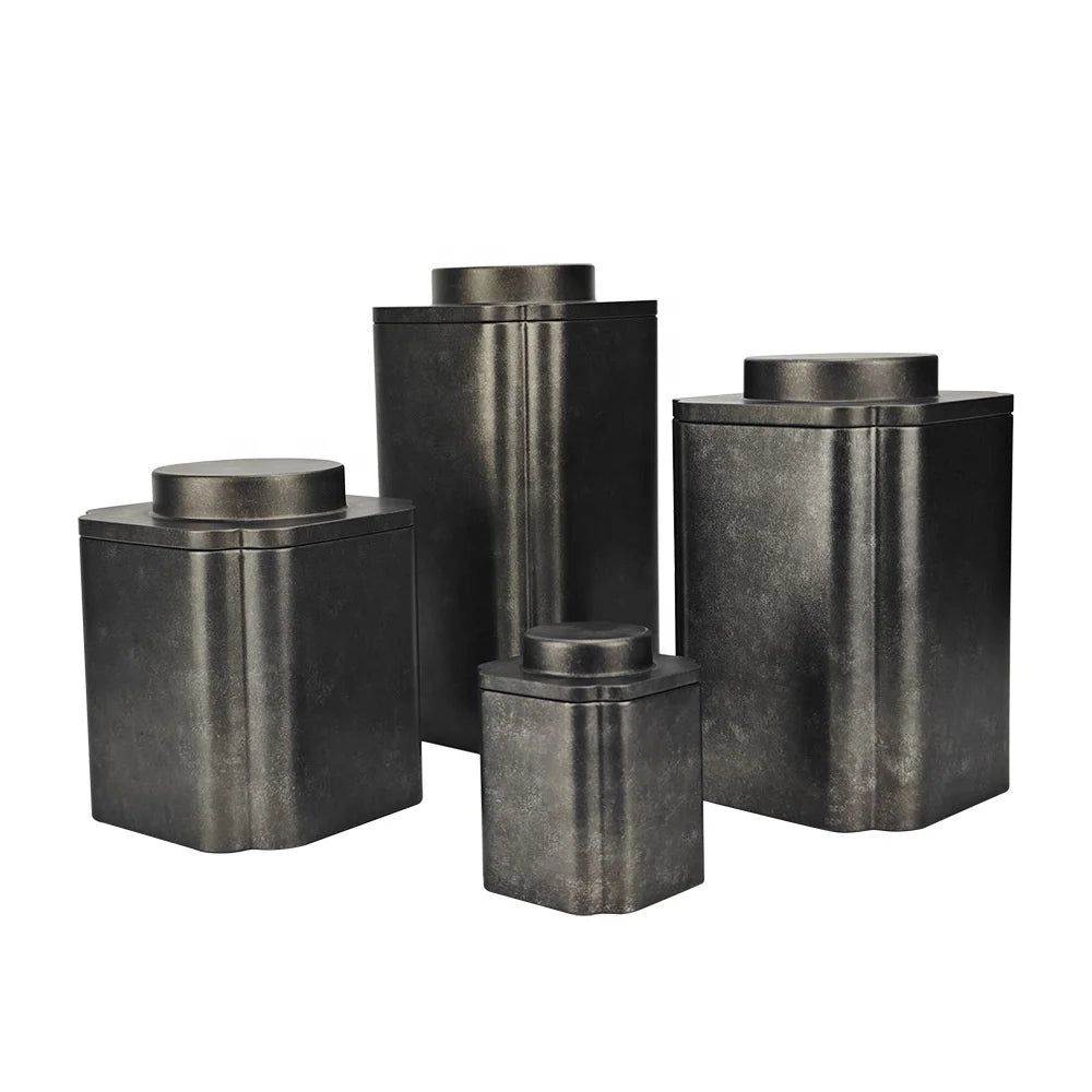 High Quality Seamless Decorative Small Tins Recyclable Custom Printed Empty Tin for Loose Leaf Tea Chocolate Use Food Industry