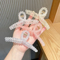 Korean Simple Transparent Hair Claw Sweet Temperament Hair Shark Clips Women Acrylic Candy Color Hair Gripper Accessories