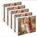 Hot Sale Mini 3x5 Inch Acrylic Picture Frame Clear Acrylic Magnetics Photo Frame
