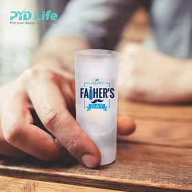 PYD Life Father's Day Gifts Mixed Gradient Color 3 oz 90 ml Whisky Sublimation Custom Glass Shot Glasses Blanks Food Contact
