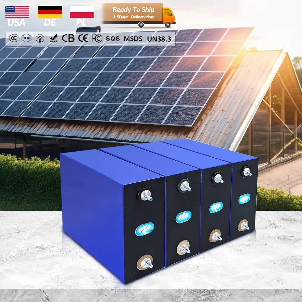 Brand New EU DPD EVE 304Ah 3.2V Rechargeable Lithium Battery Iron Phosphate Cell  280Ah 314Ah Lifepo4 for Solar Power System DDP