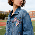 Custom 4" Gamma Phi Delta 1943 Embroidery Iron Patches Founded 1943 Business Collegx Embroidery Patch