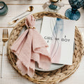 Madeshine Wedding Party Home Decor 42*42cm Sage Green Cheesecloth Napkins Cotton Gauze Cloth Napkins Table Accessories