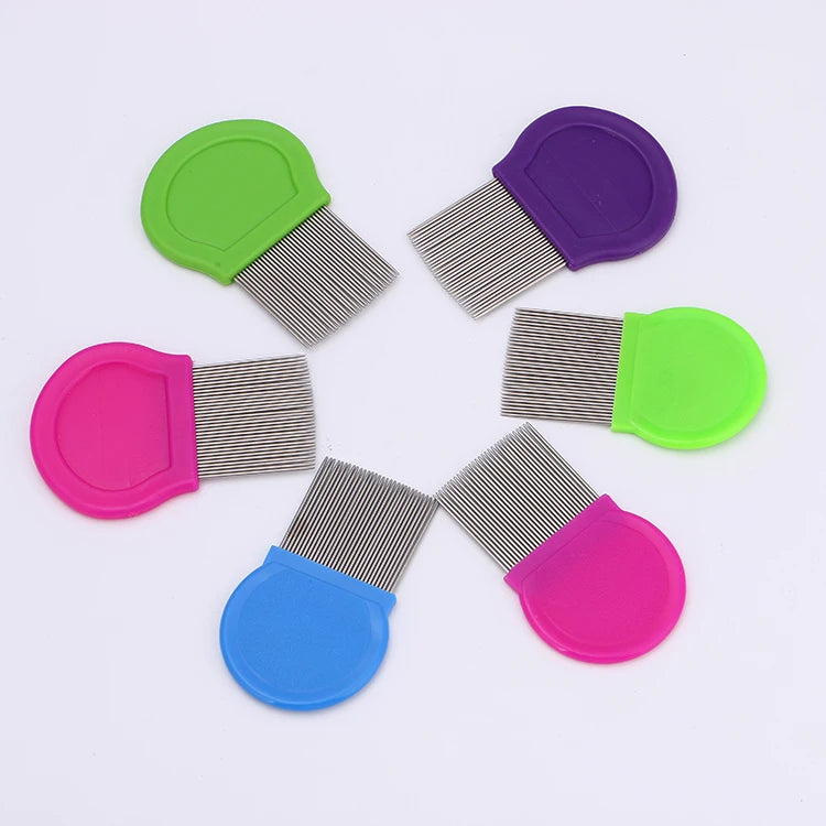 Wholesale Dense Teeth Long Needles Pet Lice Nit Comb Cats and Dogs Lice Comb Grate Comb Pet Tick Flea Removal Tool