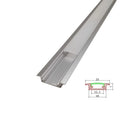 Recessed Anodized Aluminum Profiles with Modern Design for Indoor Kitchen Cabinet Closet Shelf LED Strip Lighting