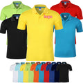 Men's Work Clothes-Custom Printed Logo Short-Sleeved for Polo Shirts Corporate Culture Advertising T-Shirts Sporty Knitted