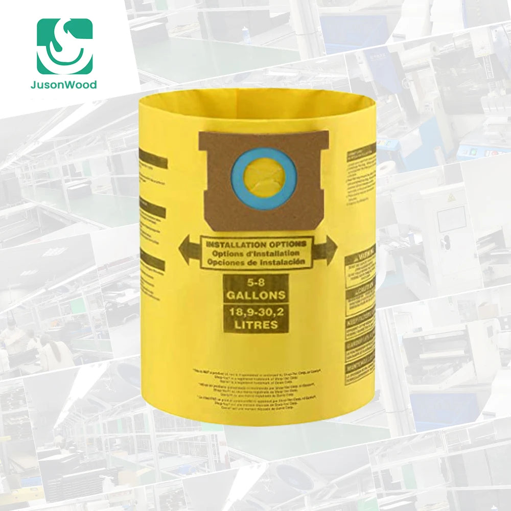 5-8 Gallon Vacuum Cleaner Dust Bags Replacement for Shop-Vacs 9066100 High Capacity Dust Collection