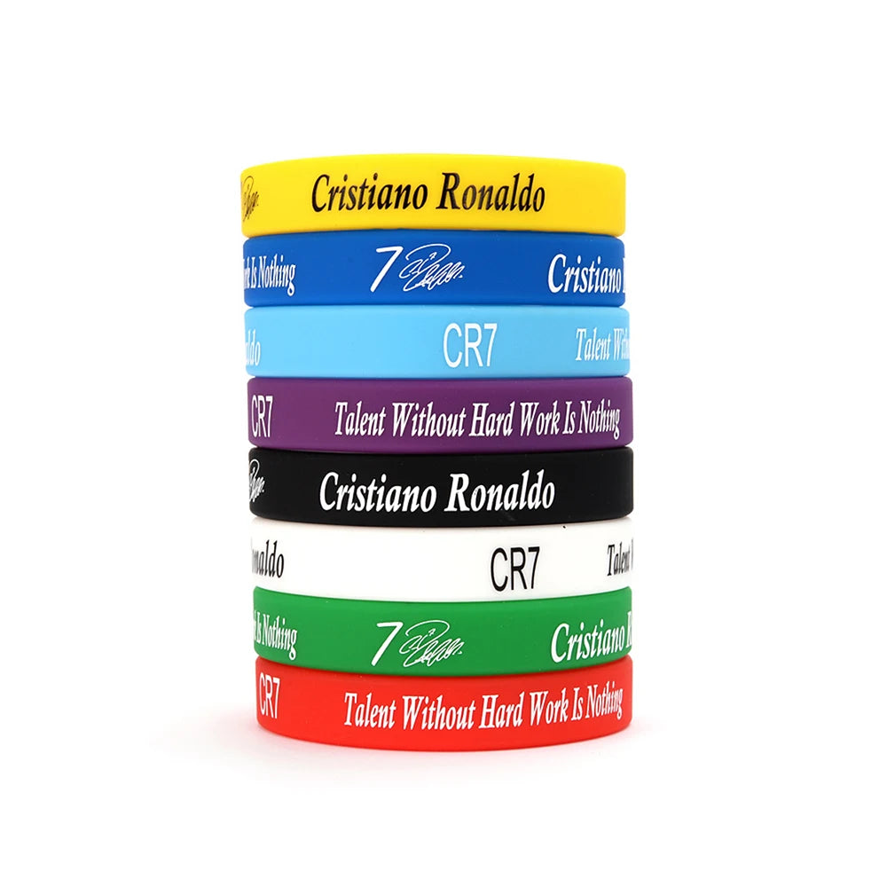 AI-MICH Unisex Custom Bracelet Rubber Wristband Embossed Personalized Dark Glow Colorful Waterproof Practical Wristband