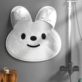 Rabbit Silicone Massage Foot Mat Bathroom Non-slip Mat Wash Feet to Remove Dead Skin Foot Mat
