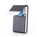New Vintage Wood & Aluminum Customized Business Card Holder Credit Card Name Holder Box for Men and Women Office Use