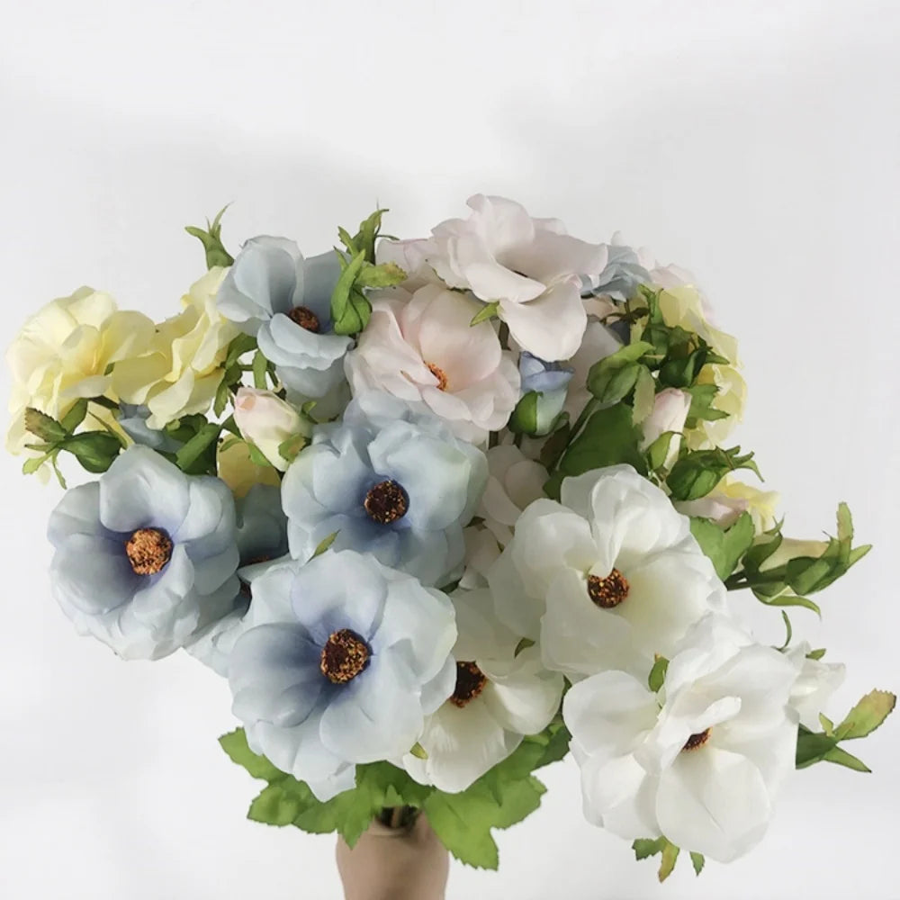 Z-0233  Delicate Elegant Artificial Flowers Multicolor Silk Artificial Peony