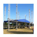 Round Platform Screen Bolt Type Dj Stage Aluminum Metal Black Truss System for Hanging Led Display Box Truss