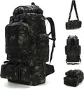 Best Black Camo extra Large 70L Lightweight 3 Day Thru Hiking Back Pack with Rain Cover for Men Travel