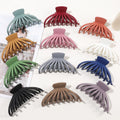4.7\" Large Octopus Non-Slip Plastic Jaw Clips for Women Strong Grip Thick Medium Hair Styling Accessories Stylish Gifts