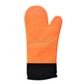 Extra Long Silicone Oven Gloves Durable Heat Resistant Oven Gloves with Quilted Liner for BBQ Baking Cooking and Grilling