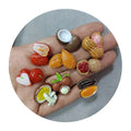 Cute Mini Artificial Peanut Corn Pumpkin Flat Back Resin Cabochons Scrapbooking DIY Jewelry Craft Decoration