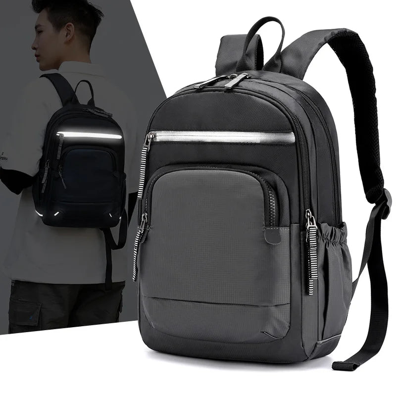 2022 Latest Outdoor Travel Leisure Waterproof Teenagers School Bags Backpack with Reflective