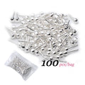 Ordinary Cheap Earrings Studs 100pcs Pack 4mm Free Plugs for Ear Piercing Ear Piercing Tool Painless Ear Piercer
