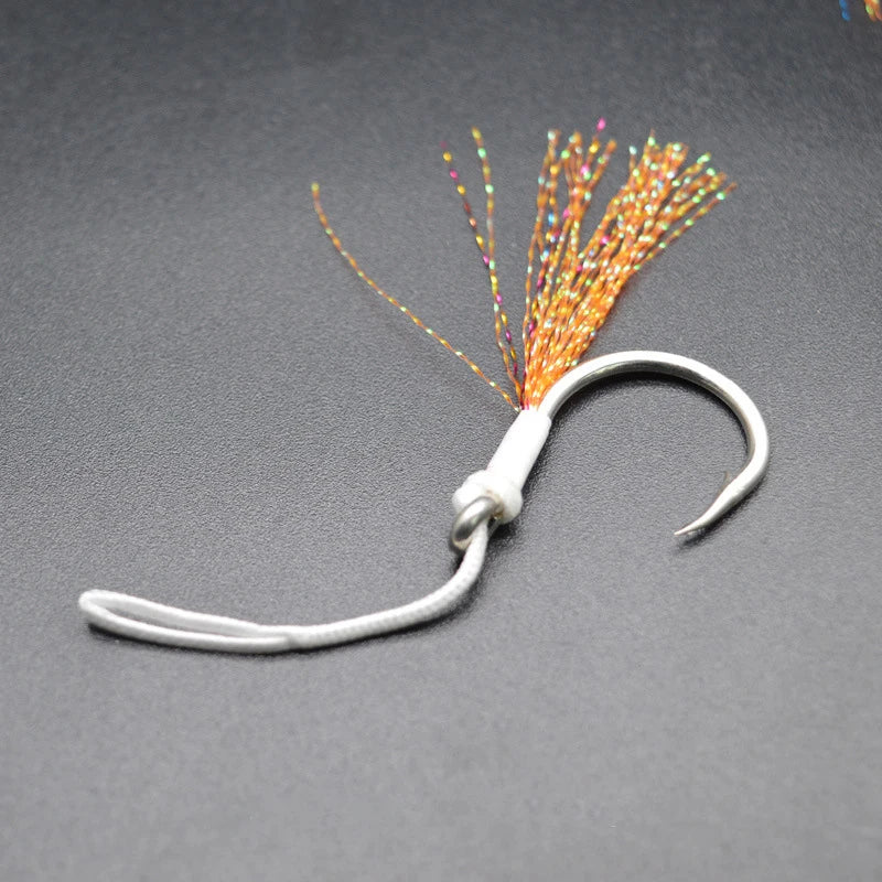 Slow Pitch Jig Assist Hooks Double Assist Jigging Hooks 1/0 3/0 5/0 7/0 9/0