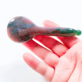 Natural Indian Agate Crystal Healing Stone Anti Wrinkle Spoon Gem Gua Sha Face Beauty Equipment