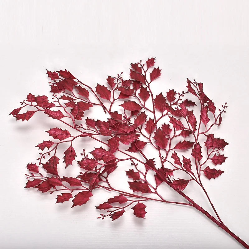 Wholesale Artificial Plants Oak Leaf Indoor Decorative  Artificial Oak Tree Branches and Leaves