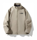 Premium Waterproof Rain Jacket with Windproof Outdoor Hard Shell Stand Collar for Sport Trekking and Work Weatherproof Chaquet MegaBDM
