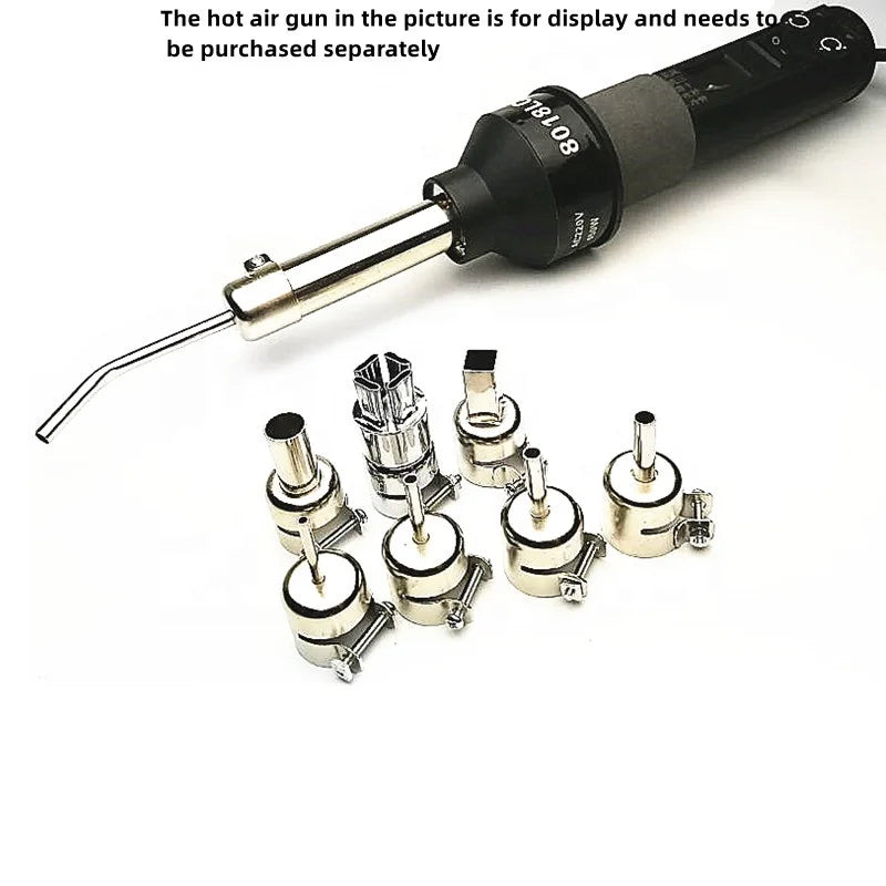 Hot Selling 8-piece Set of New Hot air Duct air Collector Durable PCB Solder Nozzle Applicable to 850 8858 8018