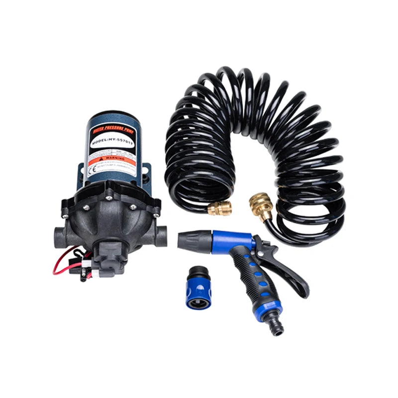 LifeSRC 12V Dc 20L/min 70psi Small Car Wash Agricultural Spraying Marine Diaphragm Rv Water Pump for Yacht