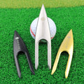 Personalized Metal Pitchfork Mark Repair Tool Customizable Golf Divot Tool with Logo Engraved