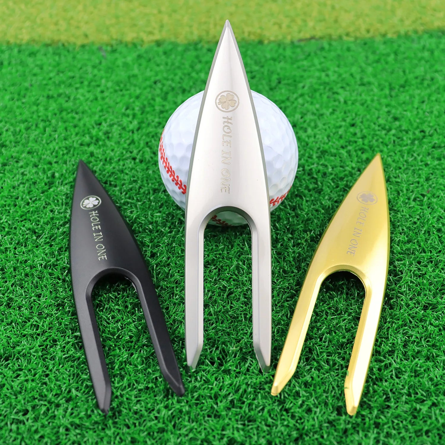 Personalized Metal Pitchfork Mark Repair Tool Customizable Golf Divot Tool with Logo Engraved